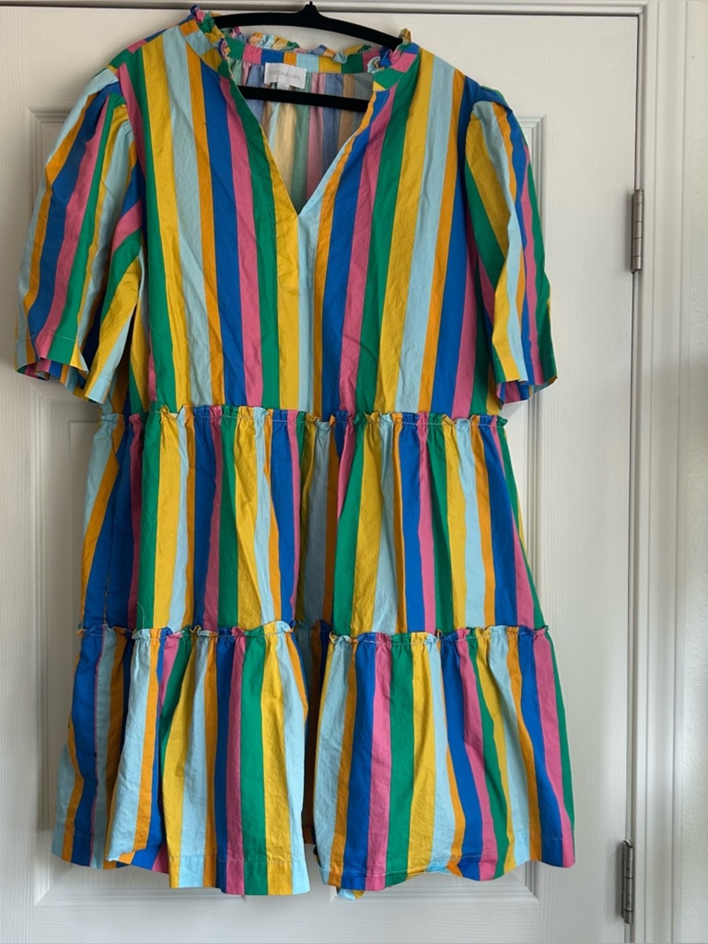 Sugarlips striped cotton mini dress size 2x